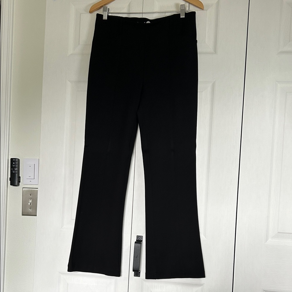 Betabrand DPYP- Black Flared Pants with Pockets
